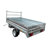 Remorque B256F115 Benne X-Pro – PTAC 1200/1500 KG avec charge utile 1078 KG