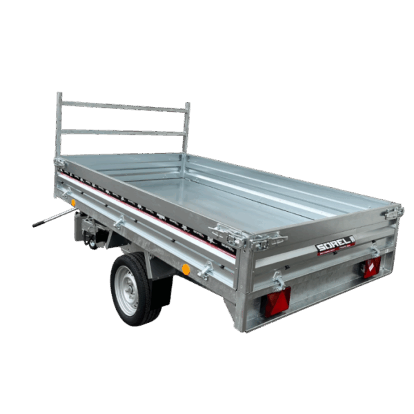 Remorque B256F115 Benne X-Pro – PTAC 1200/1500 KG avec charge utile 1078 KG