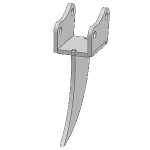 Dent Ripper pour mini-pelle