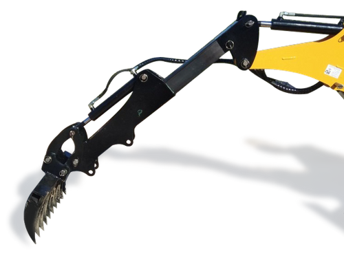 bras télescopique mini pelle