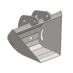 Godet trapèze pour mini-pelle