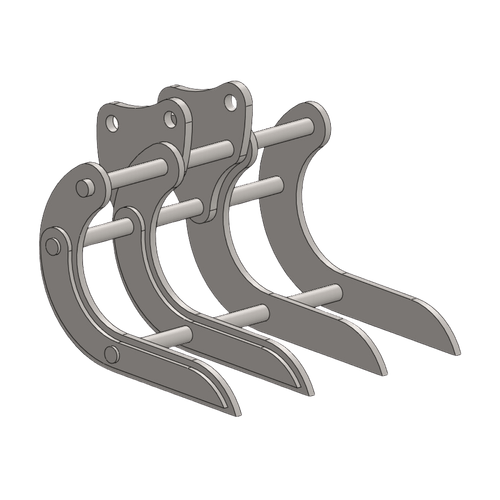 Godet Fléco acier haute résistance pour mini-pelle