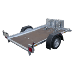 PM2PF110 Porte-Moto PTAC 900/1000 KG avec flèche en V renforcée et roues 185/70R13