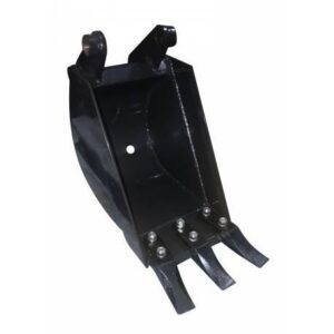 Godet 25 cm pour mini-pelle sur chantier