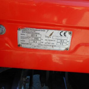 Kubota U27-4 – Mini-pelle compacte 2,5T avec godets et attache rapide – Image 7