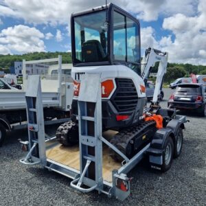 Mini Pelle Bobcat E27Z 2023 – Lot Complet avec Remorque & BRH – Image 3