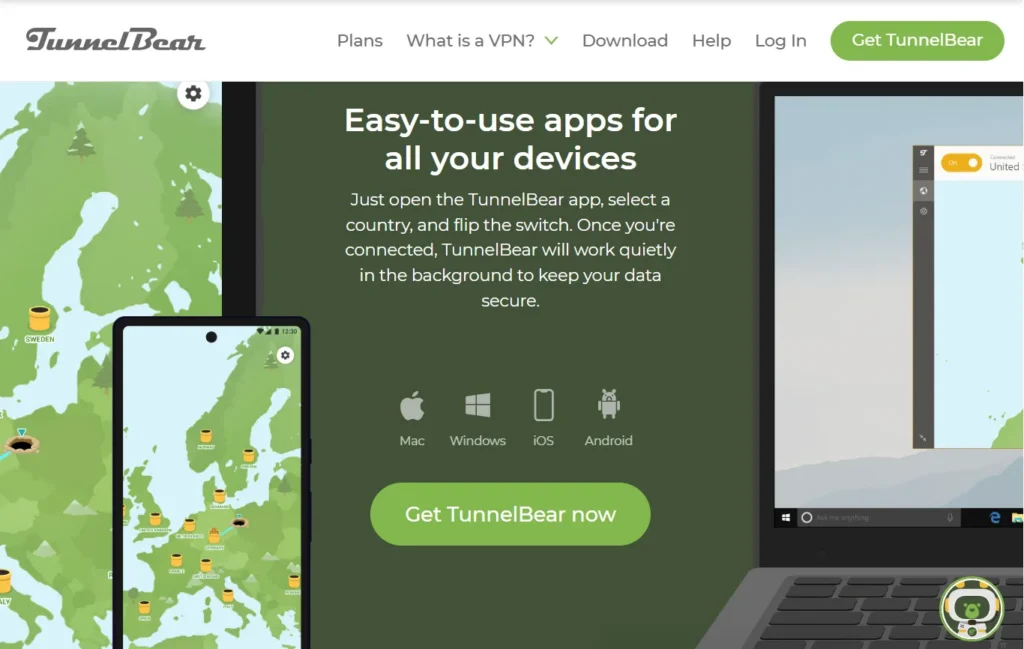 TunnelBear vpna vis 2026