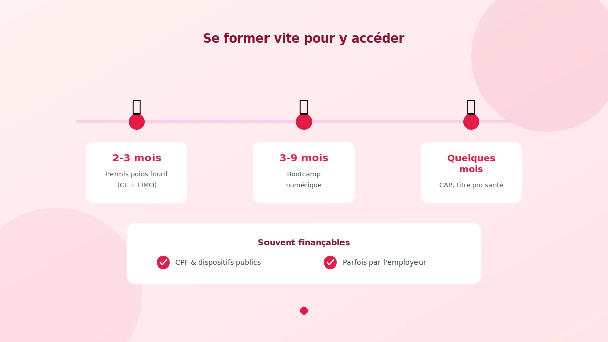 Se former pour accéder aux métiers qui recrutent en 2026