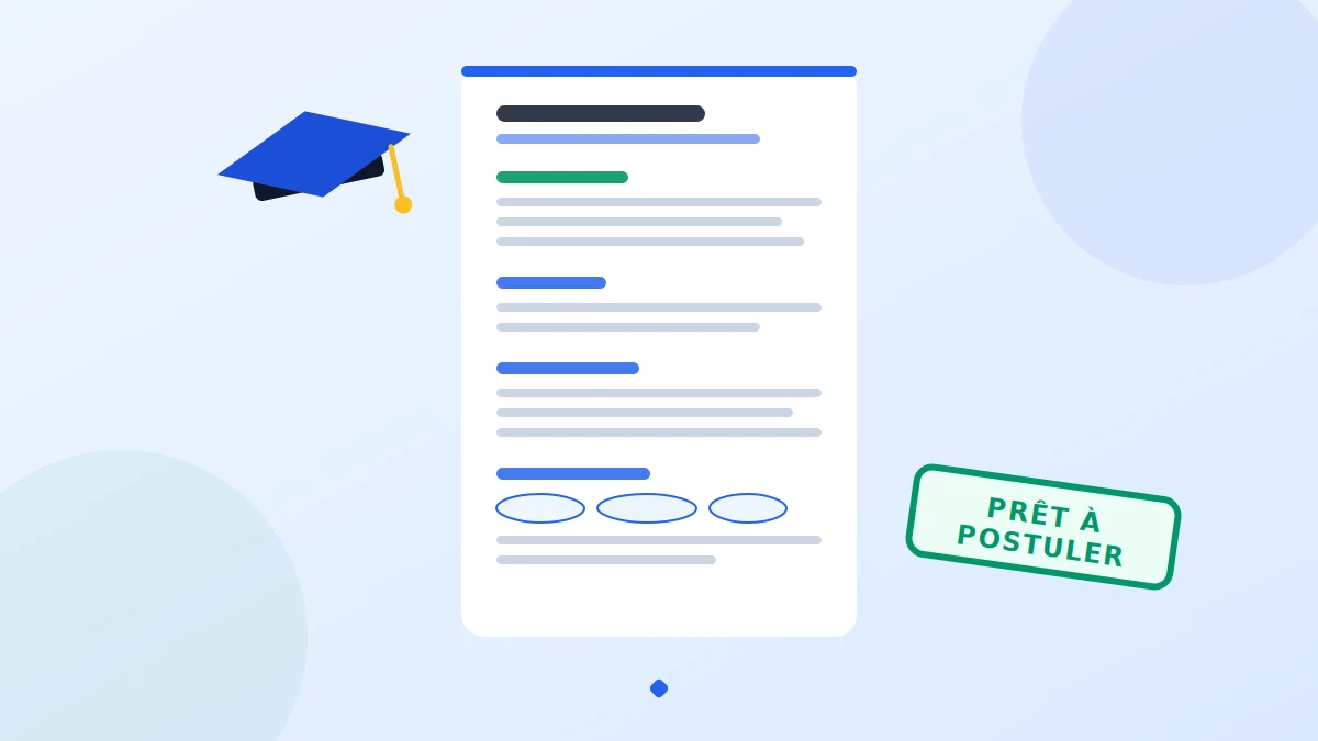 Premier CV étudiant complété : une page pleine de preuves sans expérience professionnelle