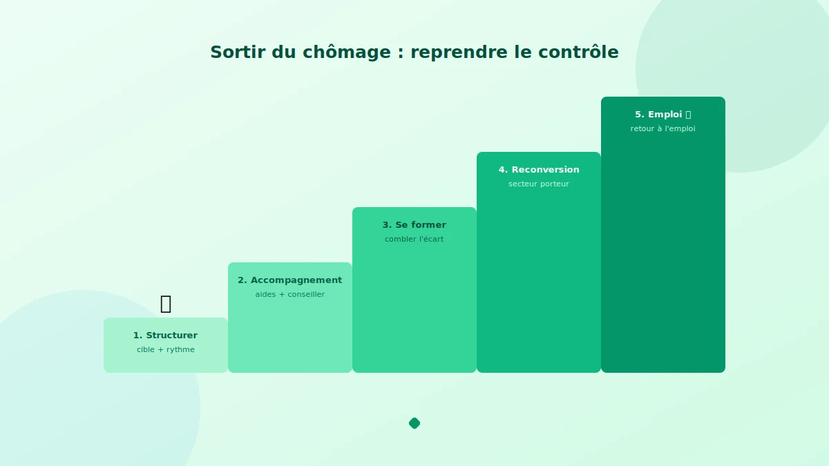 Sortir du chômage grâce à un plan d'action structuré